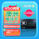 澳洲電話(huà)卡中國移動(dòng)CMLink5G澳大利亞無(wú)限語(yǔ)音通話(huà)短信留學(xué)旅游 30天26GB-無(wú)限量本地語(yǔ)音短信