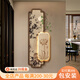 益畫視覺宋代美學(xué)發(fā)光玄關(guān)裝飾畫砂巖高級(jí)感創(chuàng)意掛畫客廳中式燈畫置物壁畫 A款 35*100cm 顆粒感噴砂砂巖工藝 【插電+遙控】LED燈