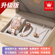 歐利時(shí)（OLEVS）瑞士認(rèn)證品牌手表女潮流時(shí)尚女士手表夜光防水陶瓷女表輕奢石英表 升級(jí)加強(qiáng)版-間玫粉面款-終身保