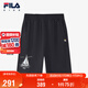 FILA斐樂(lè)兒童童裝短褲2025年夏季男中大童針織五分褲