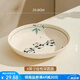 雅誠(chéng)德24年新款草莓兔陶瓷飯碗盤(pán)家用卡通餐具可愛(ài)少女心兒童微波爐碗碟 8英寸快樂(lè)熊貓深圓盤(pán)