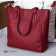 高巴度（GORBADO）單肩包女士真皮2026年大包包女款手提女神節托特包軟皮斜挎女包 酒紅色