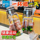 1000ml夏季水杯大容量高顏值雙層防爆茶水分離泡茶杯子瓶玻璃水杯 1L裝【墩墩玻璃杯】送杯套  密封性好 【廠(chǎng)家優(yōu)惠】清倉價(jià) 拼手速