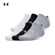 安德瑪（Under Armour）25夏季新款Essential男女情侶輕質(zhì)運動(dòng)休閑短襪-6雙裝 混色002 L(建議42-47碼左右)