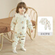 巴厘小豬兒童保暖衣套裝秋冬夾絲寶寶內衣女童加厚嬰幼兒睡衣男童秋衣秋褲 彩虹夢(mèng)境 90