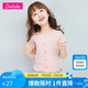 笛莎女童短袖T恤22夏兒童夏裝基礎(chǔ)百搭休閑上衣B32220408煙粉條紋140