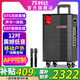 萬(wàn)利達（Malata）音響9297雷火系列新款專(zhuān)業(yè)舞臺音箱藍牙低音炮戶(hù)外大功率唱K歌移動(dòng)拉桿家用唱歌卡拉ok聲卡一體機 12吋260W+美聲雙話(huà)筒  M+9296
