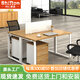 時(shí)仁（ShiRen）辦公家具簡(jiǎn)約辦公室職員辦公桌椅組合屏風(fēng)工位電腦隔斷卡座 雙人位（含柜椅）