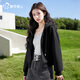 都市麗人美式重磅衛衣外套女春秋2026新款潮流時(shí)尚修身顯高小個(gè)子短款上衣