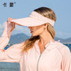 卡蒙（Kenmont）夏季速干鴨舌帽無頂帽子女跑步空頂帽運動防紫外線折疊遮陽帽3506 裸粉色 可調節(jié) 56.5cm