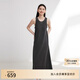 EP雅瑩女裝 純棉內(nèi)搭打底無(wú)袖長(zhǎng)款針織背心連衣裙夏季商場(chǎng)同款4109A 灰色 M