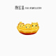 潮宏基 萌吉蛇元寶蛇年黃金轉(zhuǎn)運(yùn)珠女三合牛蛇雞本命年送女友生日禮物 三合元寶船 單串珠