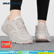 斯凱奇（Skechers）跑步鞋女鞋子25夏季新款厚底輕便休閑鞋百搭透氣鞋戶外網(wǎng)面運動鞋 熱售/自然淺粉色/輕質透氣/現(xiàn)貨速發(fā) 建議拍小一碼 36 (腳長23cm)