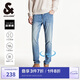 杰克·瓊斯（JACK&JONES） 男裝潮流時(shí)尚百搭舒適商務(wù)休閑高街酷基礎(chǔ)簡約風(fēng)牛仔褲225232049