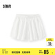 森馬（Semir）休閑褲女純色松緊腰短褲2025夏溫柔寬松花苞褲少女感109325125004