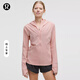 lululemon丨Mist Over 女士運動(dòng)夾克 拒水 防曬 LW4BSRS 朦朧粉 線(xiàn)上專(zhuān)售 S /6