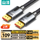 山澤 DP線2.1專業(yè)版 16K高清視頻線10K60Hz 8K240Hz DisplayPort電腦顯卡接顯示器電競(jìng)連接線 2米 PP20