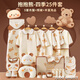 塔西伯利 TOIXI BRORY新生兒衣服嬰兒禮盒四季套裝初生寶寶純棉兒童滿(mǎn)月禮物高檔見(jiàn)面禮 抱抱小熊 純棉25件四季款 59cm【適合0-3月寶寶】新生禮