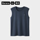 蕉內棉棉301H男士背心100%純棉寬肩全棉家居服春夏季無(wú)袖無(wú)側縫睡衣
