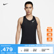 耐克（NIKE）官方AEROSWIFT DRI-FIT ADV男子輕薄跑步背心秋季FN4232 010黑/山峰白 XL