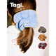 Tagi.畫家甜甜圈拷邊條紋格紋拼色單層大腸發(fā)圈發(fā)飾七夕禮物-海鹽芝士