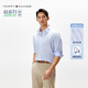 TOMMY HILFIGER【免燙肌理】25秋冬男裝商務(wù)休閑純色條紋長(zhǎng)袖襯衣襯衫外套 【條紋肌理】-藍(lán)白條紋0BA M （推薦：135-150斤）