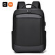 小米男士商務(wù)背包雙肩包多功能旅行出差電腦包2024新款印字定制大容量 商務(wù)多功能背包黑色