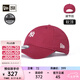 NEW ERA【七夕禮物】紐亦華MLB棒球帽2025春夏新款水洗小LOGO彎檐軟頂帽 60595422-紅色 紐約洋基隊 OSFM