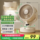 賽億風(fēng)寶usb桌面風(fēng)扇可充電小風(fēng)扇空氣循環(huán)扇家用搖頭便攜臺式小型香薰驅(qū)蚊夜燈戶外露營電風(fēng)扇8000mA