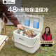 牧高笛（MOBIGARDEN）寒霜22L保溫箱 戶外露營大容量儲物收納保鮮箱 NX23684002 月影白