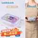 樂(lè )扣樂(lè )扣（LOCK&LOCK）塑料保鮮盒冰箱收納盒塑料密封分隔飯盒可微波爐加熱便當盒保鮮 小容量 長(cháng)方形單件裝350ml