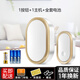 惠利得門(mén)鈴無(wú)線(xiàn)家用用電池款直流電全用電池不插電的無(wú)線(xiàn)門(mén)鈴一拖二防水 （金色）1接收+1按鈕+全套電池