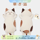 LIV HEART日本貓咪玩偶抱枕毛絨玩具玩偶公仔生日禮物 FFN抱枕玩偶奶酪貓 75厘米