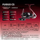 達(dá)億瓦（DAIWA）  21/25新款 FUEGO CS LT 新款路亞輪遠(yuǎn)投輪淺杯漁輪紡車輪魚線輪 25新款 LT3000S-CXH(淺杯+高高速