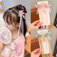 邁米德漢服頭飾女兒童古代發(fā)卡寶寶古風(fēng)頭花小女孩發(fā)帶發(fā)夾女童古裝發(fā)飾 粉色蝶舞一對