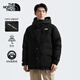 The North Face北面羽絨服男戶外保暖鵝絨派克羽絨外套89Z0 黑色/JK3 L