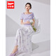 IEF/愛(ài)依服女裝套裝2025夏季新款純欲度假風(fēng)減齡時(shí)尚女上下套裙