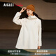 AIGLE艾高經(jīng)典款A(yù)CW22WFLE008女士防潑水保暖加厚全拉鏈抓絨衣外套 貂杏色 AF571 40