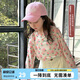 圖圖小象女童T恤衫兒童遮陽(yáng)衣潮卡通童裝上衣中大童薄款長(zhǎng)袖 粉花上  110 