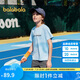 巴拉巴拉兒童短袖套裝2025童裝夏季男大童兩件套休閑運(yùn)動速干208225119114