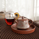 欽州坭興陶茶壺松鶴延年柱礎(chǔ)壺名家純手工泡茶壺家用功夫茶具 松鶴延年柱礎(chǔ)壺 250ml
