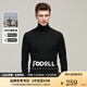 JODOLL喬頓【100%羊毛】針織衫男高領(lǐng)百搭柔軟彈力保暖打底毛衣 黑色 L （50）