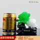 亨祿白菜擺件 樹(shù)脂翠玉色百財如意玉白菜擺件 創(chuàng  )意辦公桌汽車(chē)裝飾品 翠玉百財如意11*6*11cm