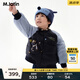馬·拉丁（M.Latin）/童裝兒童羽絨服冬新款男小童戶外插肩袖短款羽絨服 藏青 100 cm