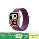 Apple/蘋(píng)果 Watch Series 10 智能手表GPS款42毫米玫瑰金色鋁金屬表殼梅子色回環(huán)式運動(dòng)表帶MX1X3CH/B