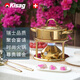 Kisag瑞士Kisag瓦氏爐金色一人小火鍋家用/商用小火鍋鍋具充氣小火鍋爐