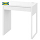 宜家（IKEA）MICKE米克書桌學(xué)習(xí)桌椅簡約桌椅套裝學(xué)生辦公桌 白色書桌
