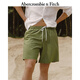 Abercrombie & Fitch男裝25夏季運動(dòng)風(fēng)松緊腰網(wǎng)眼內襯短褲沙灘褲133-5051 綠色 M (180/80A)