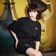 BOY LONDON【滿天星】春夏男女同款短袖漸變燙鉆印花時(shí)尚T恤N01107 黑色 M