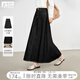 對白【杜鵑同款】復(fù)古丹寧牛仔半身裙女2025春新款高腰顯瘦A字裙 復(fù)古牛仔黑 L